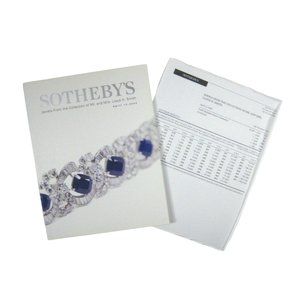 Sotheby Auction Catalog 2000 New York 7452 Collection Jewels Lloyd Smith Jewelry